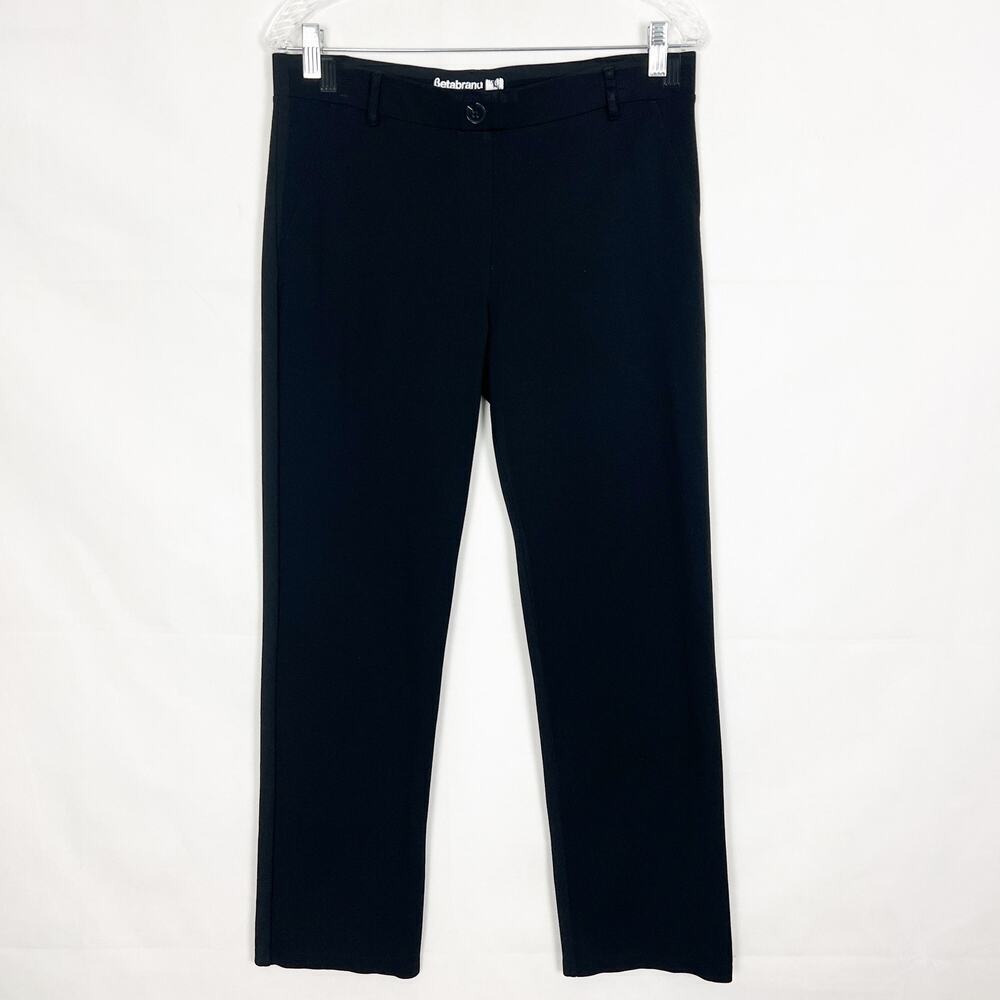 Betabrand High-Rise Black Pants Size Medium Petite
